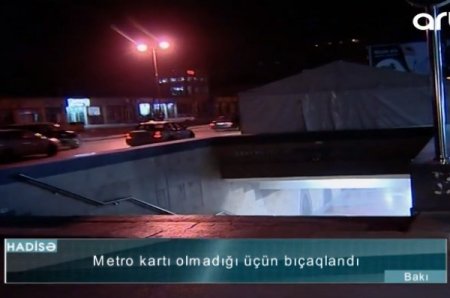 Metro kartı olmadığı üçün bıçaqlandı 