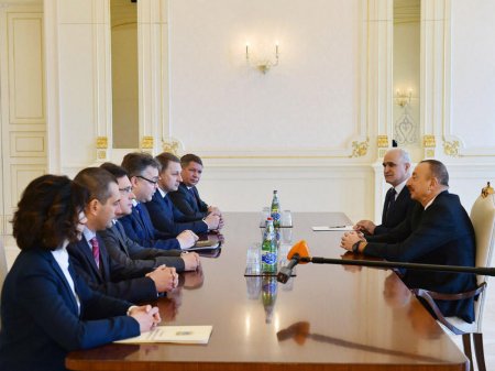 Prezident İlham Əliyev Rusiyanın Stavropol vilayətinin qubernatorunu qəbul edib - FOTO