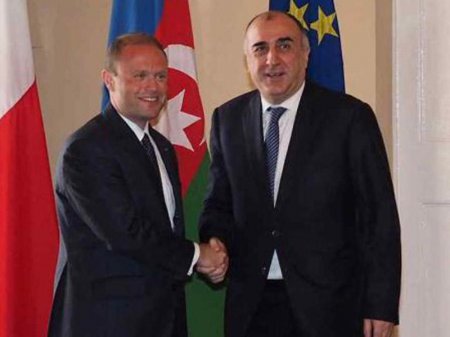 Elmar Məmmədyarov Maltanın Baş naziri ilə görüşdü - FOTO